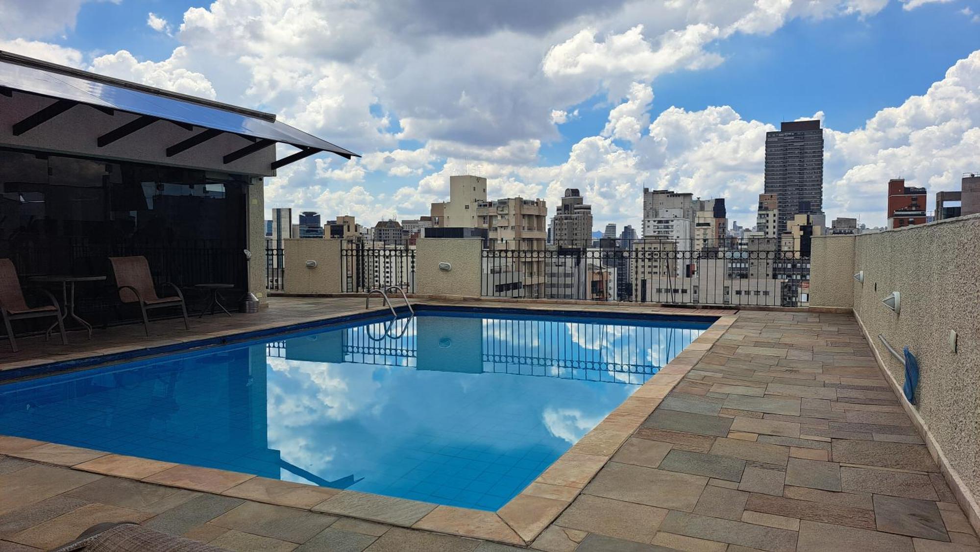 Flat Confortavel - Academia - Piscina - Garagem - Melhor Localizacao Do Itaim Bibi Sao Paulo Bagian luar foto